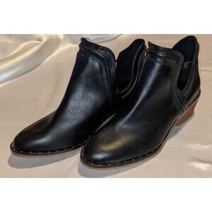 Sonoma Goods For Life Pomeranian Ankle Boots + Vitalize by Ortholite Black Sz 6M